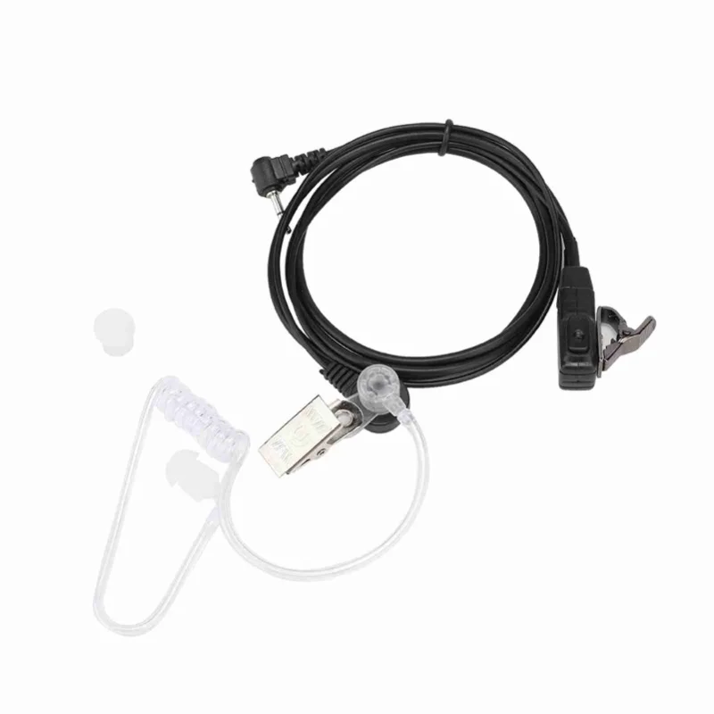 

Портативная 1-контактная трубчатая гарнитура 2,5 мм, наушники с микрофоном PTT для моделей Motorola, 1-контактные рации