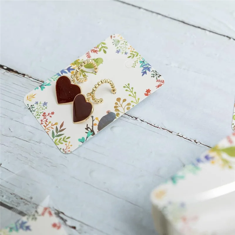 

ABVG-Necklace Display Cards Earring Display Cards Sets Earring Packing Holder Cards Jewelry Packing For Earring Necklace