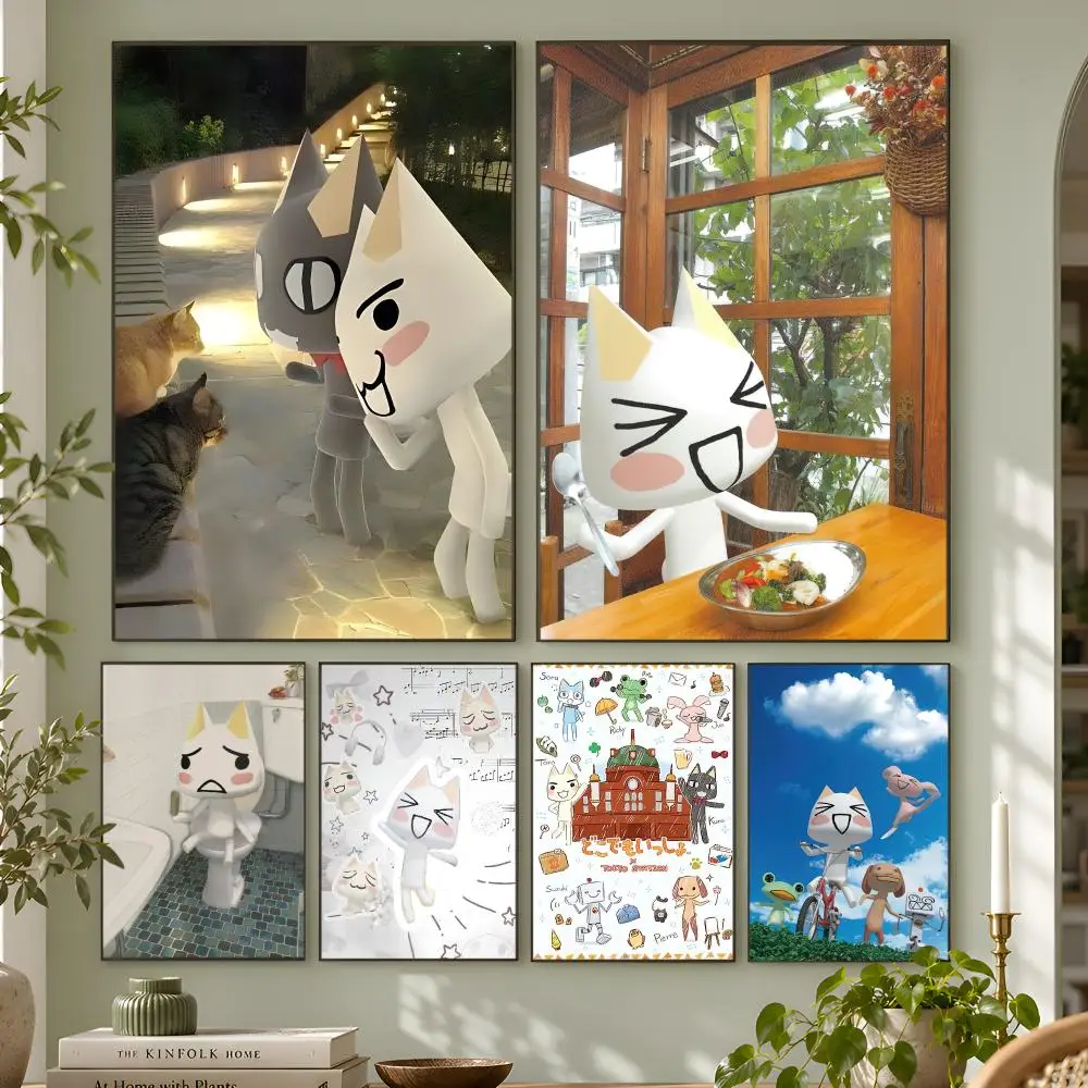 Cartoon I-Inoue Toro Cute Poster Wall Art Home Decor Living Room Bedroom Office Dorm Apartment Gift
