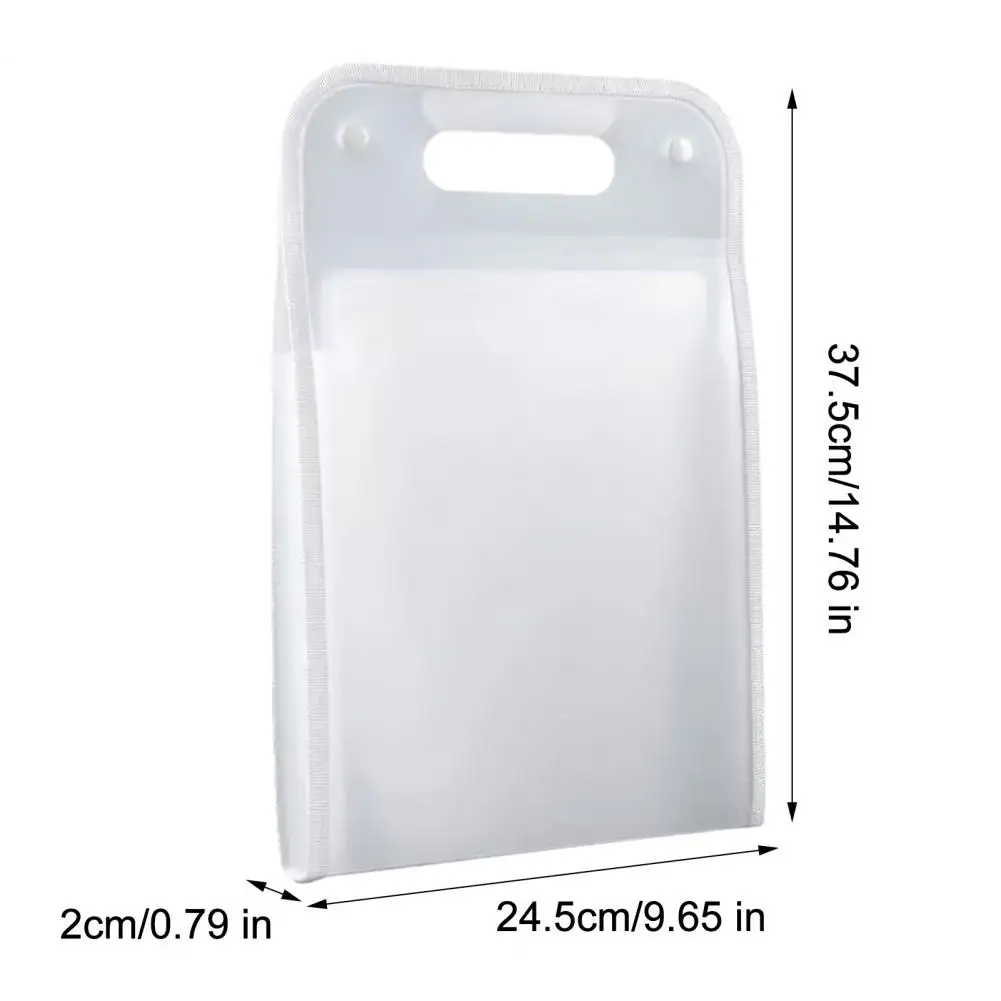 Vertical File Organizer File Folder with Handle Translucent Vertical Expanding File Organizer with 13 Pockets Accordion Document