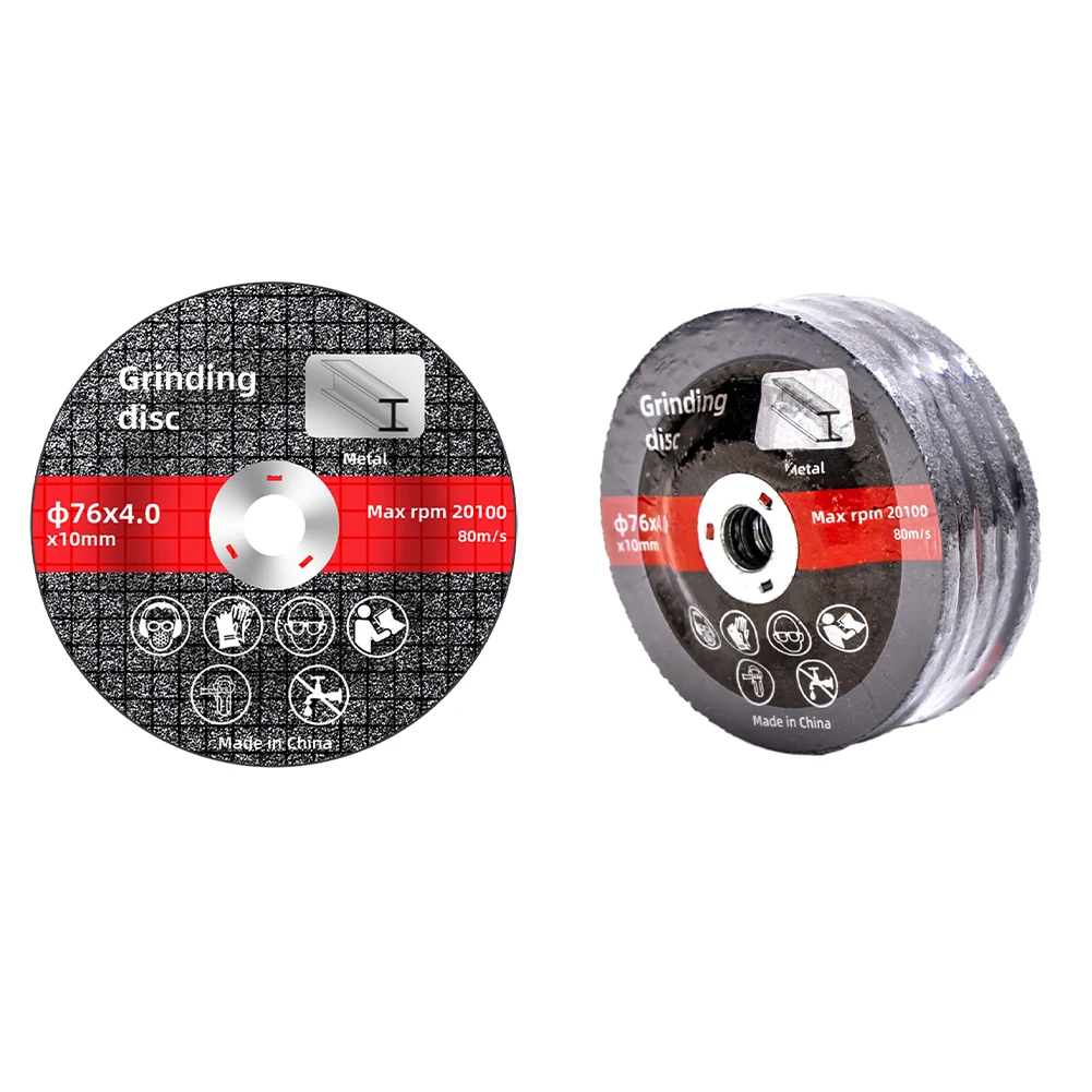 1/5 Pcs Cutting Grinding Wheel Wear-Resistant 76mm Sanding Grinding Cut Off Circle Wheels Portable for Electric Angle Grinder