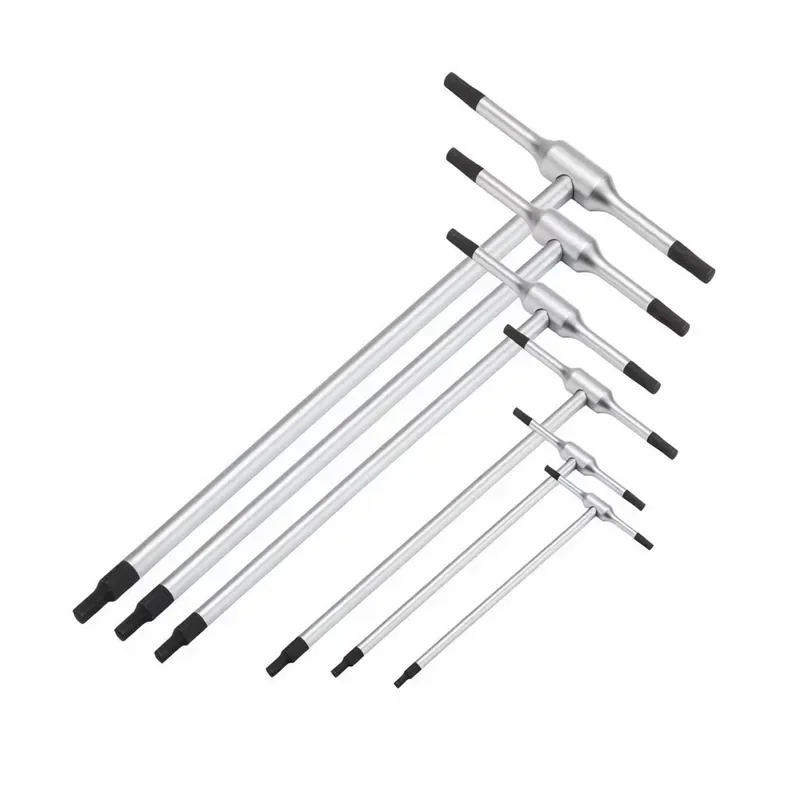 6-Piece T-Handle Hexagonal Wrench Set for Automotive Maintenance