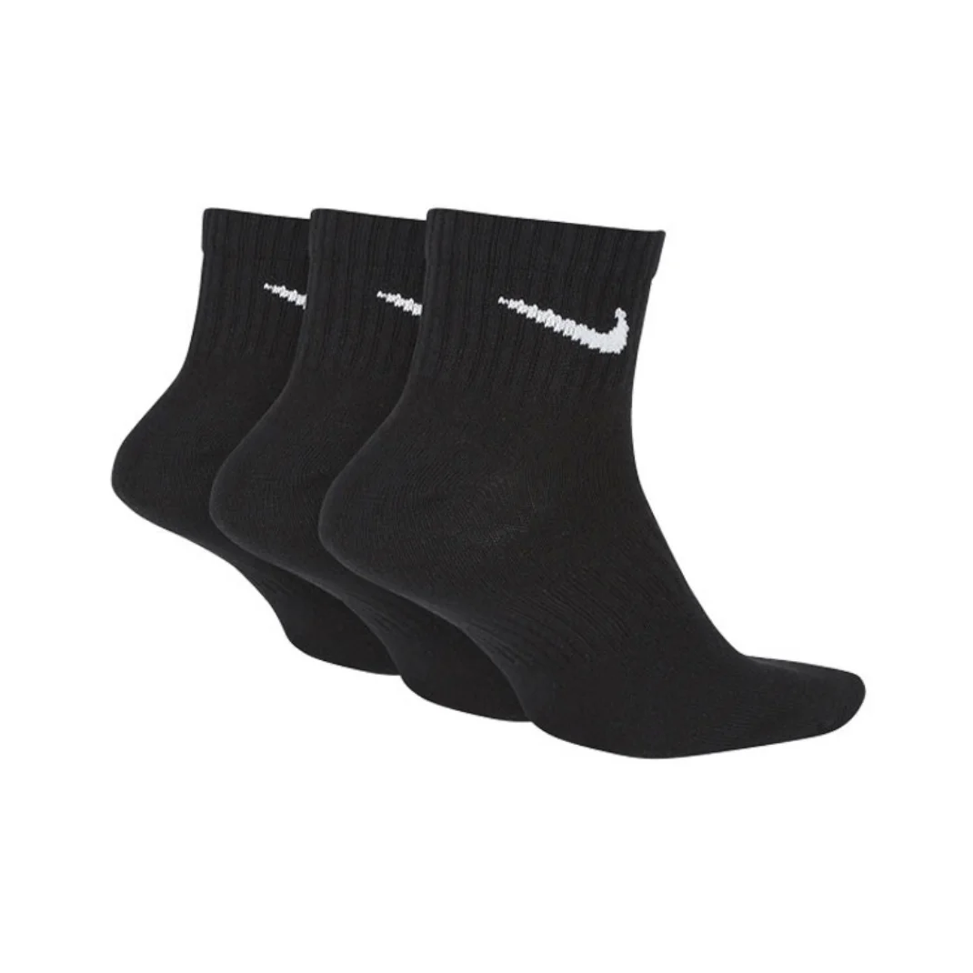 NIKE Calzini da allenamento unisex leggeri e ad asciugatura rapida 3 paia di calzini di supporto autunnali Comodi e morbidi