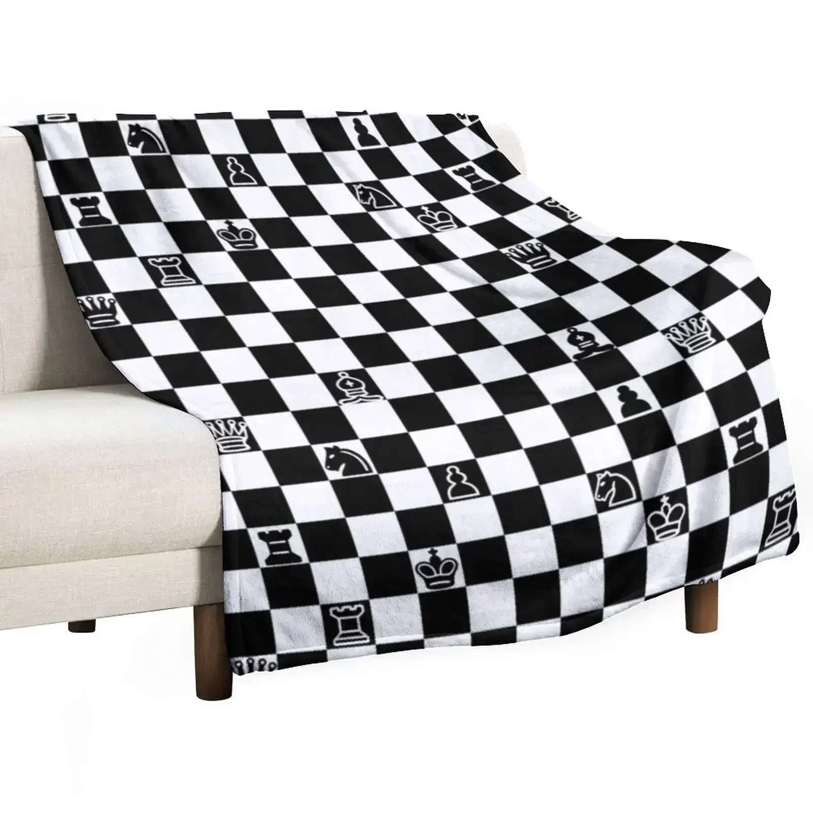 Chess Throw Blanket Softest Kid'S Heavy Decorative Beds Summer Shaggy Blankets