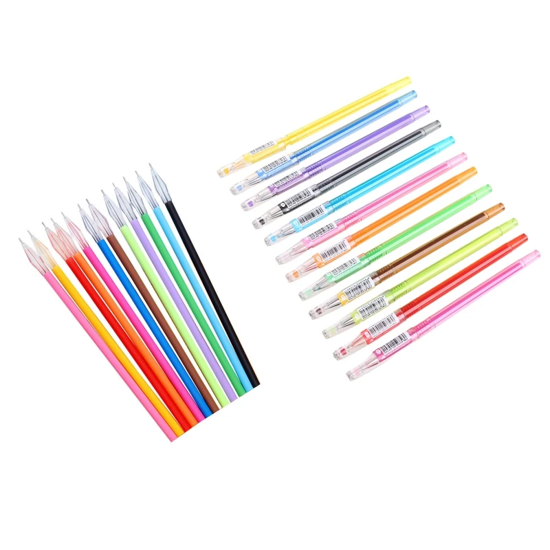 Diamond Ballpoint Pen Colored 0.35mm Quick Dry for Journal Notebook Planner 12x Dropship