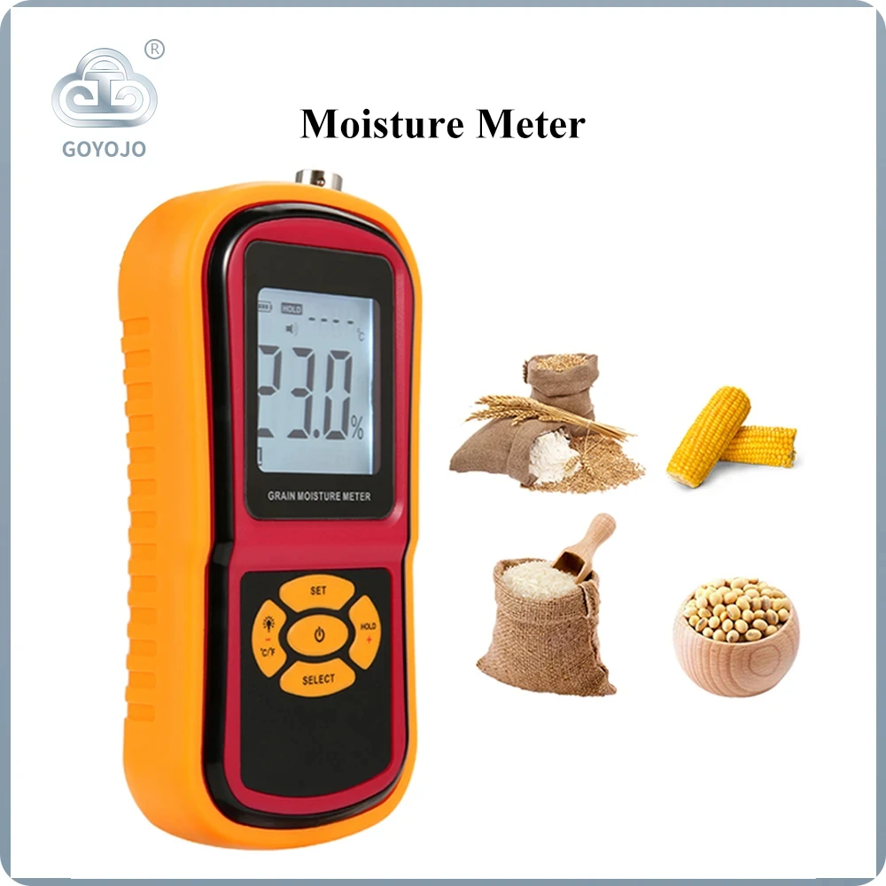 

Soybean Grain Moisture Meter Hygrometer For Corn Wheat Rice Bean Peanut Digital Measurement Humidity