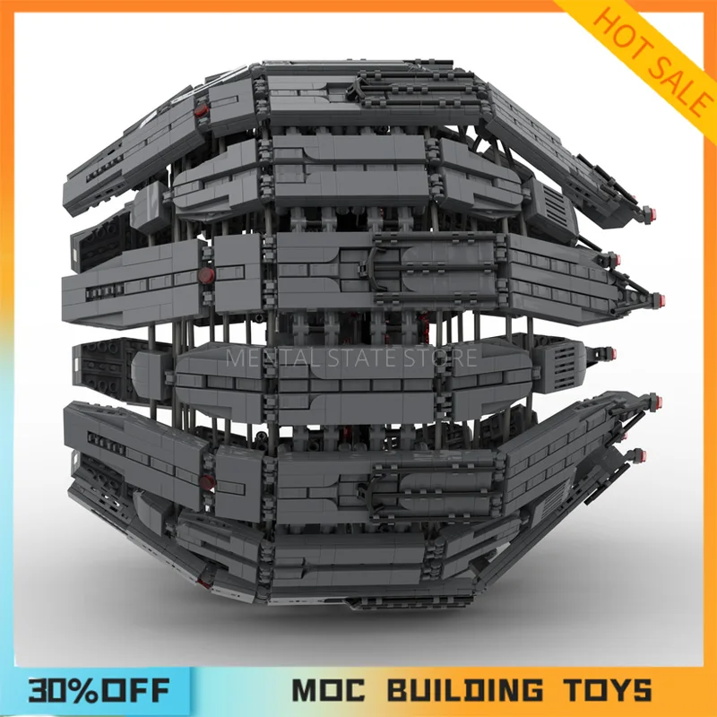 3360PCS Customized MOC Kaylon Sphere Spacecraft Building Blocks Technology Bricks DIY Creative Assembly Education Toys Gifts