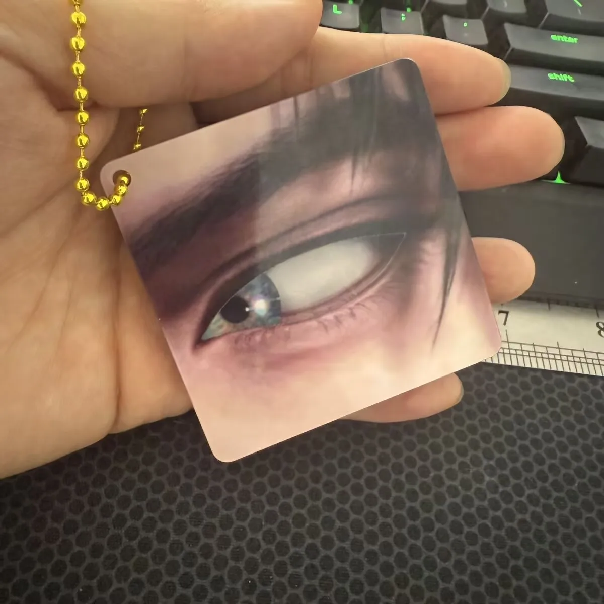 الحب والمساحة العميقة، حركة العين، تدفق القنب الاكريليك جونغ