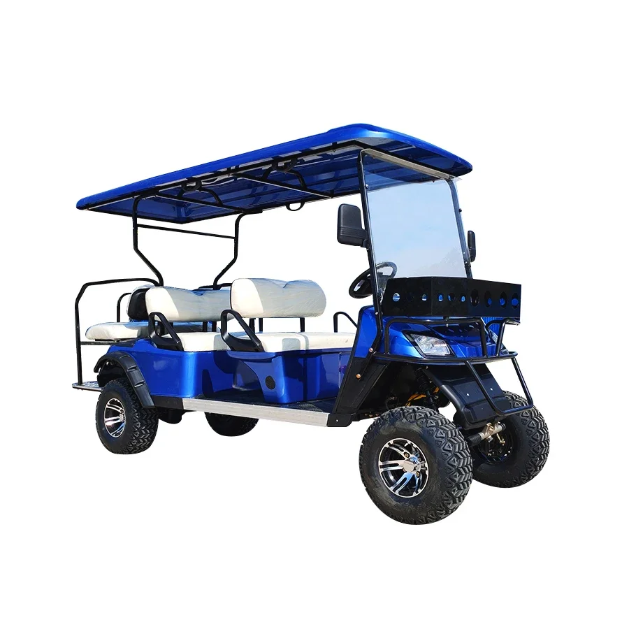 Wholesale Brand New 4 Wheel Golf Cart Utility Vehicle 6 Seater Electric Club Car Golf Cart