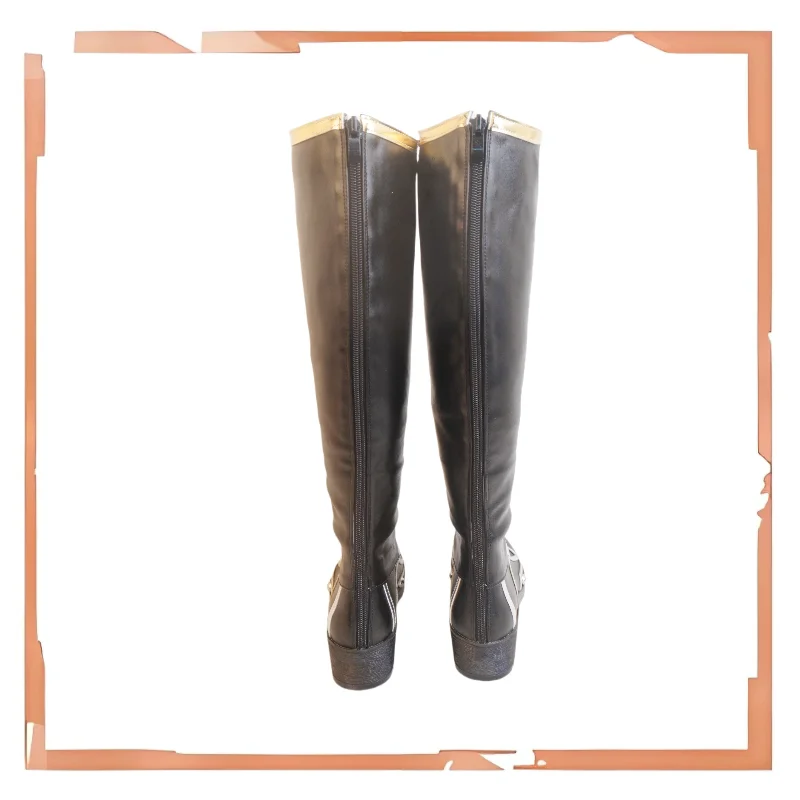 Clair Obscur Expedition 33 Gustave Costume Cosplay Scarpe Stivali da festa di Halloween fatti a mano in ecopelle