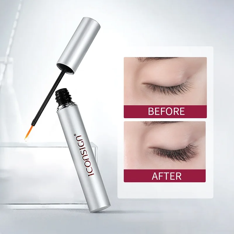 New ICONSIGN 7 Days Fast Eyelash Growth Serum Liquid Lash Enhancer Natural Treatments Eyelash Serum Lash Eyebrow Growth Longer