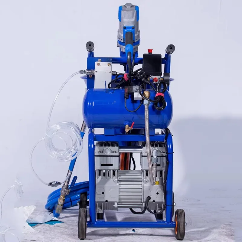 Semi-automatic cement mortar spraying machine wall plastering 220V household pneumatic spraying machine
