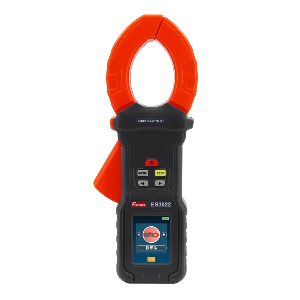 ES3022 1500ohm Clamp & 3kohm Ground Resistance Tester Multi-function With Rechargeable Lithium Battery And TFT Color Display