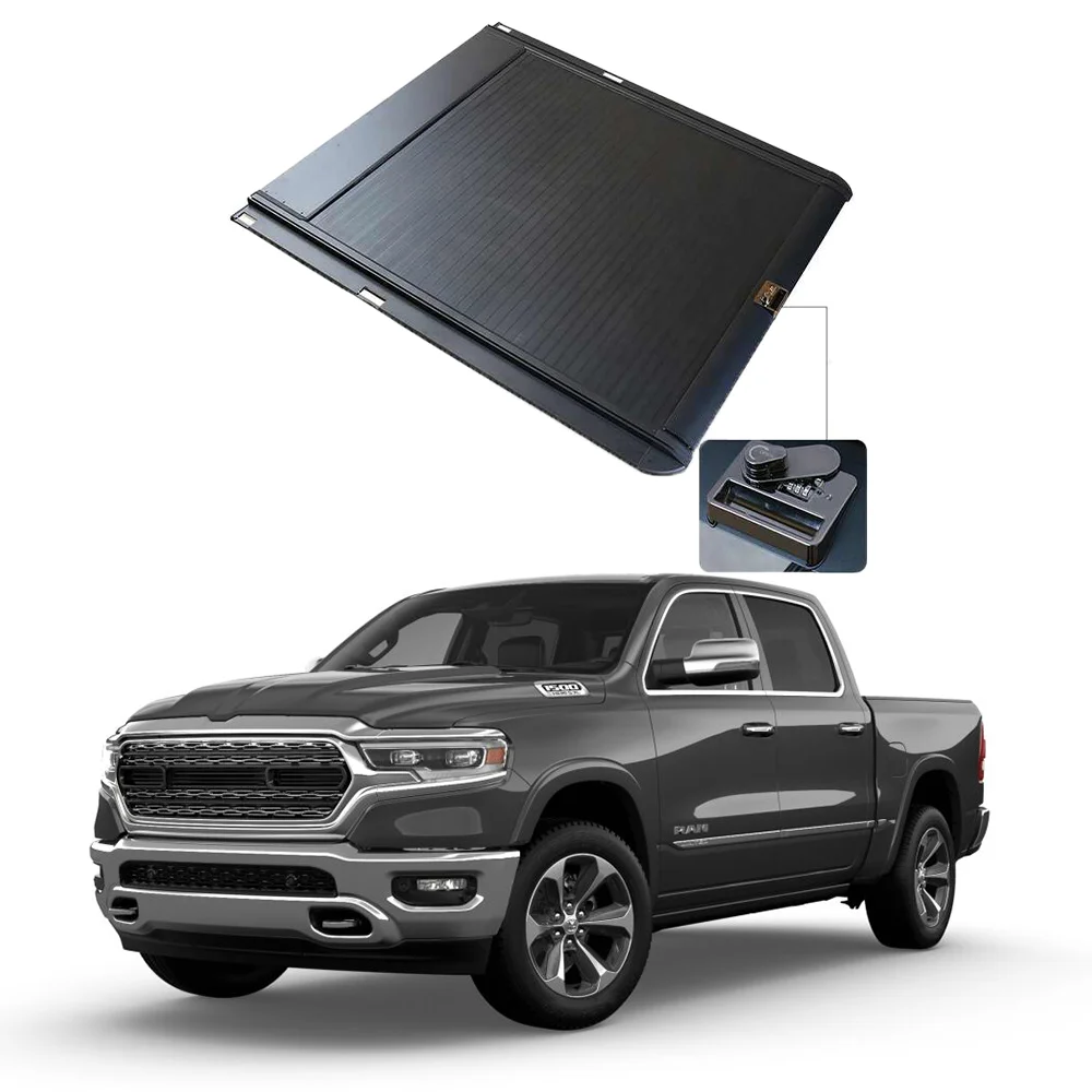 

Wholesale Price Hard Roll Up Pickup Truck Bed Cover Roller Shutter Lid Tonneau Cover With Password Lock For dodeg ram1500 2015