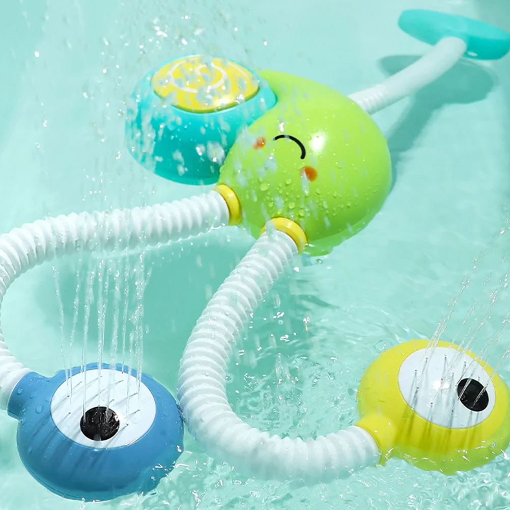 Fornitura di giocattoli da bagnetto per bambini Adorabile set di vasche da bagno per bambini con lumache Pompa per bambini con irrigatore d'acqua in plastica