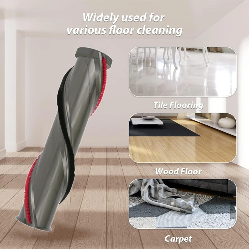 【Berserkk】ลูกกลิ้งแปรงสําหรับเครื่องดูดฝุ่น Dyson V15 แรงบิดสูงป้องกันพันกันลูกกลิ้งแปรงอะไหล่แปรงลูกกลิ้ง Brushbar