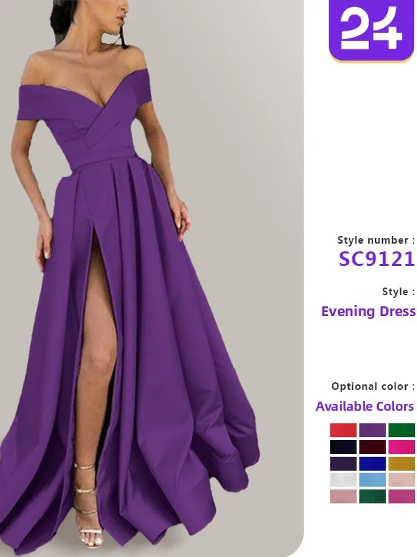 

Женская вечерняя юбка с глубоким v-образным вырезом, разноцветная атласная ткань Ebay Sle, юбка-миди, китайское производство, лето 2025 Release