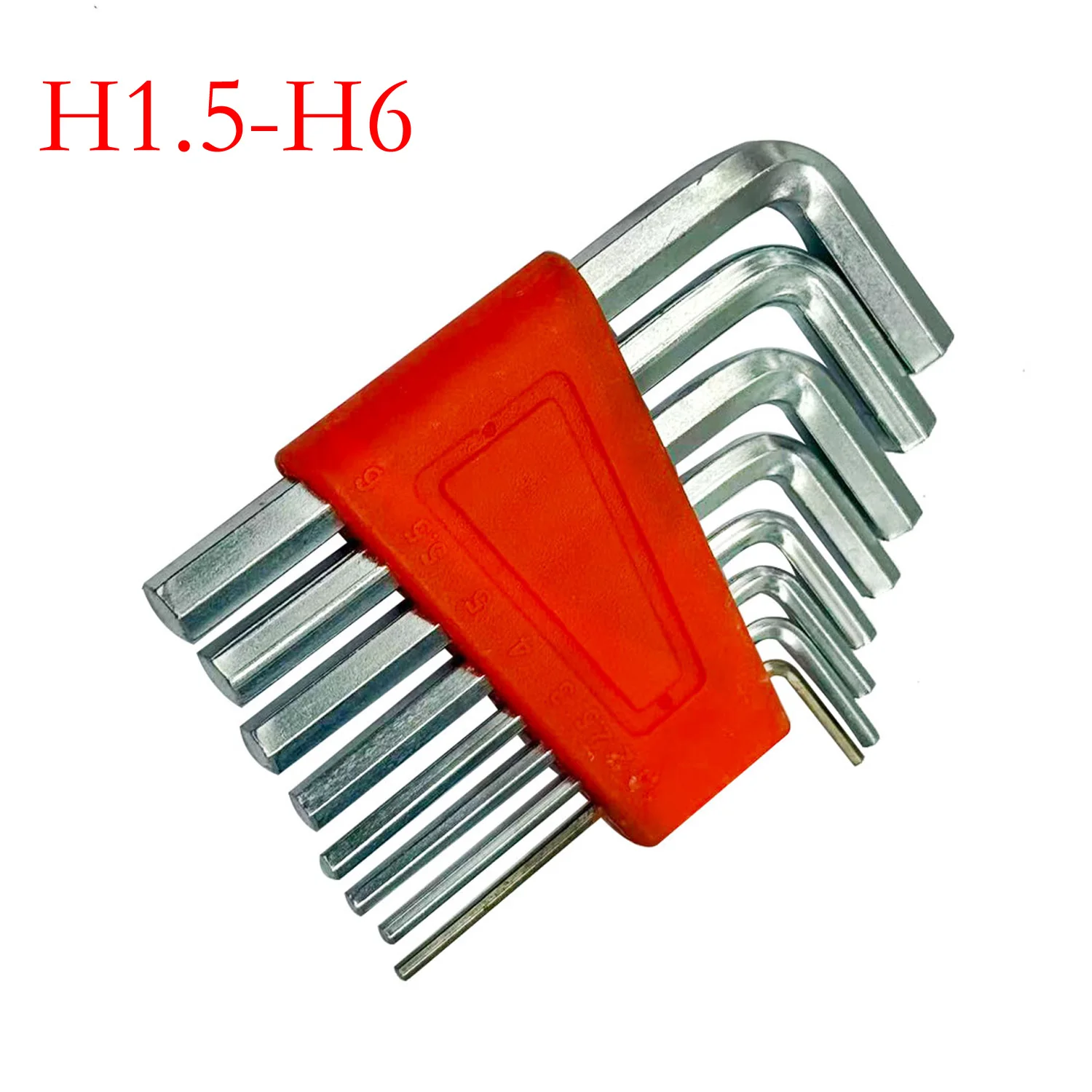 Zestaw kluczy imbusowych 7 szt. H1.5/H2/H2.5/H3/H4/H5/H5.5/H6 z uchwytem do mebli, naprawy samochodów i demontażu.