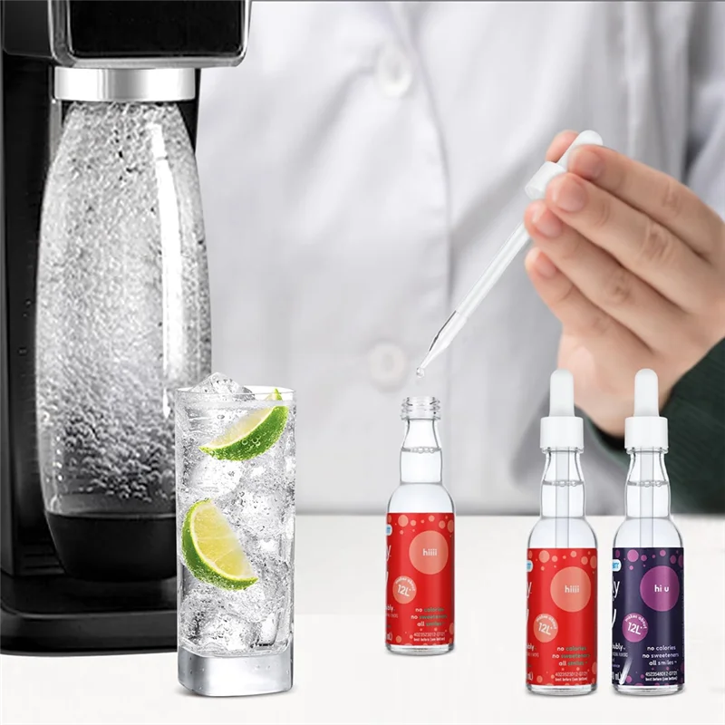 B01C-12 Pack Sodastream Flavor Drops Soda Stream Accessories Compatible For Sodastream Flavors Bubly Drops