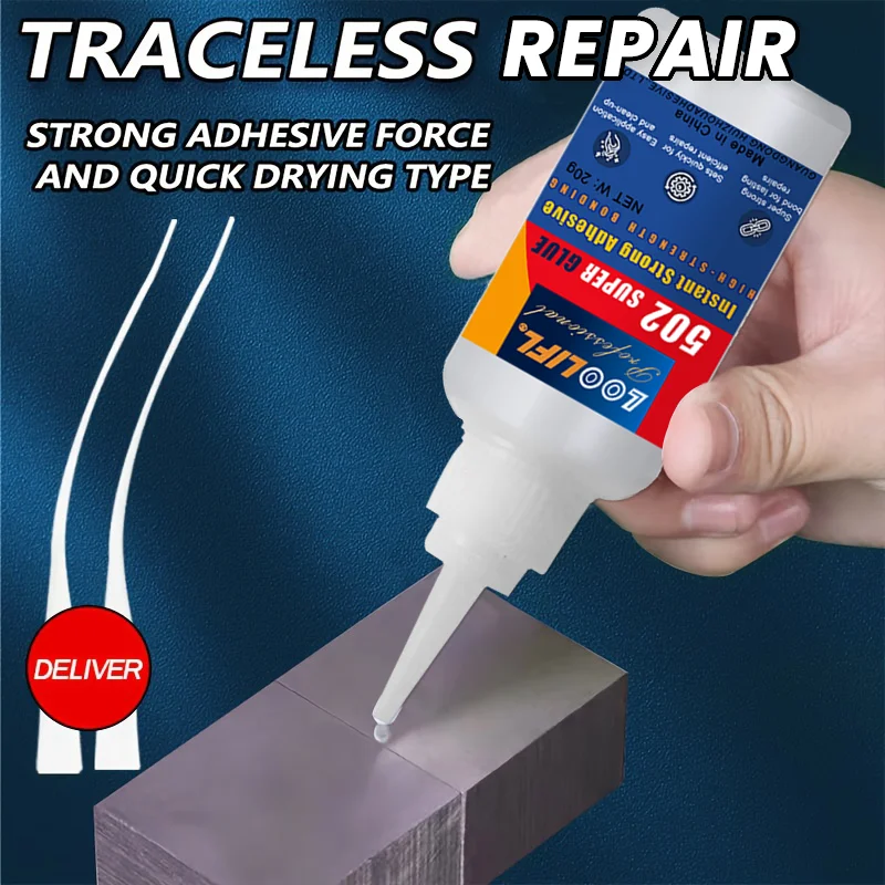 LOOLIFL-502 super universal glue, 10-second bonding, waterproof and stable, suitable for almost all materials.