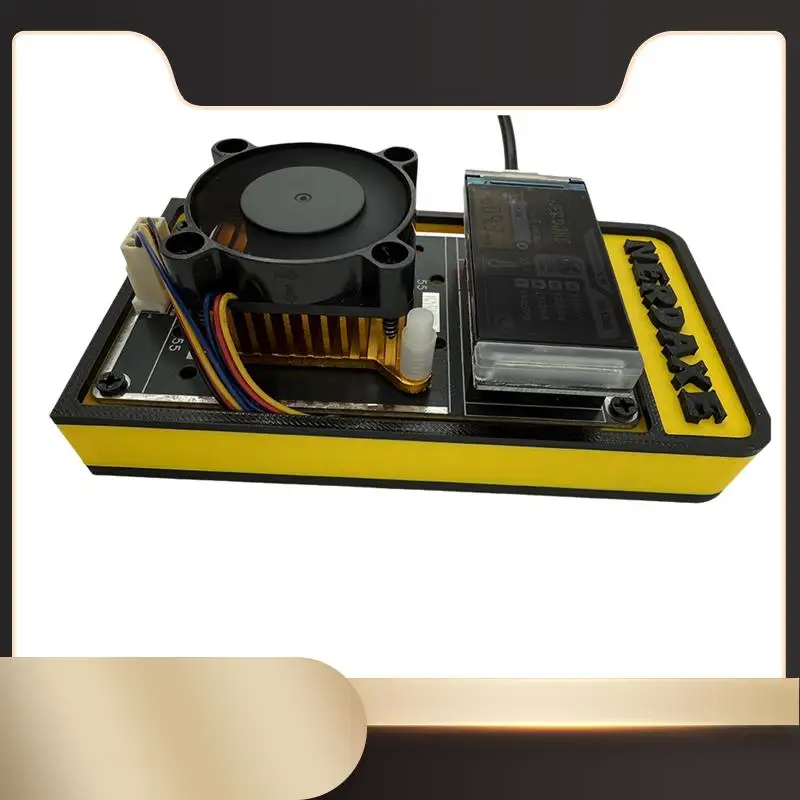 

Nerdaxe Solo Lottery BTC Miner 500Gh/S BM1366 ASIC Chip Nerdminer Miner Bitaxe Lottery Miner 3D Printed Bracket-N36R