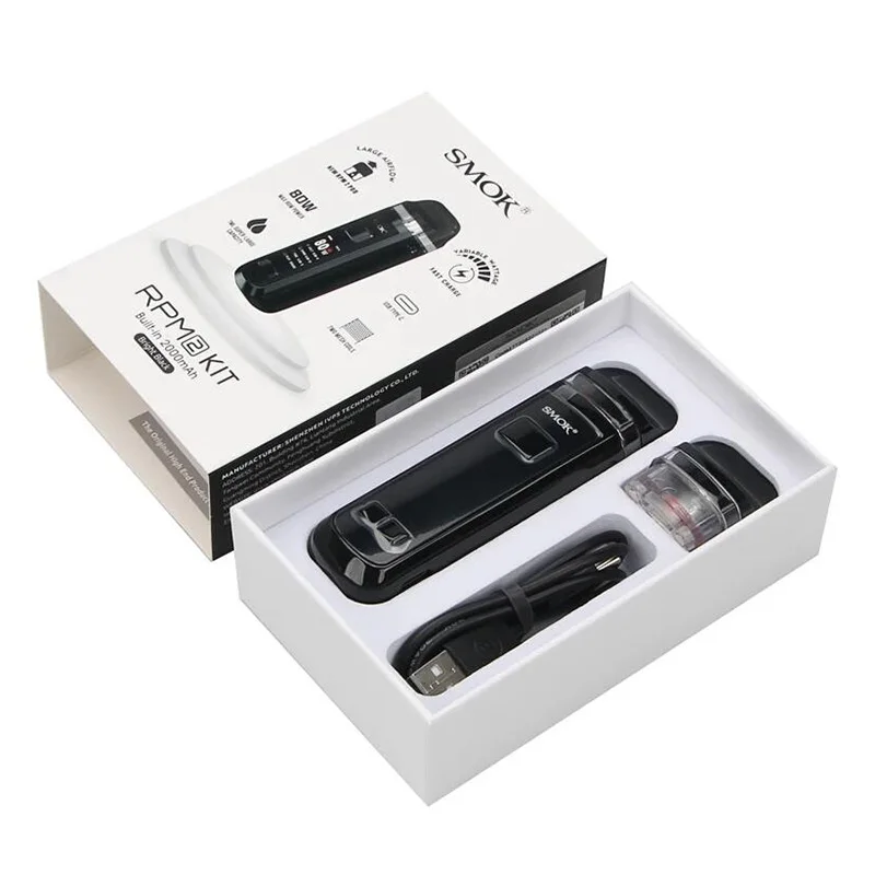 SMOK RPM2 Pod Kit 80W 2000mah Battery with 7ml RPM RPM 2 Cartridge fit RPM2 Mesh MTL Coil Electronic Cigarette Vaporizer