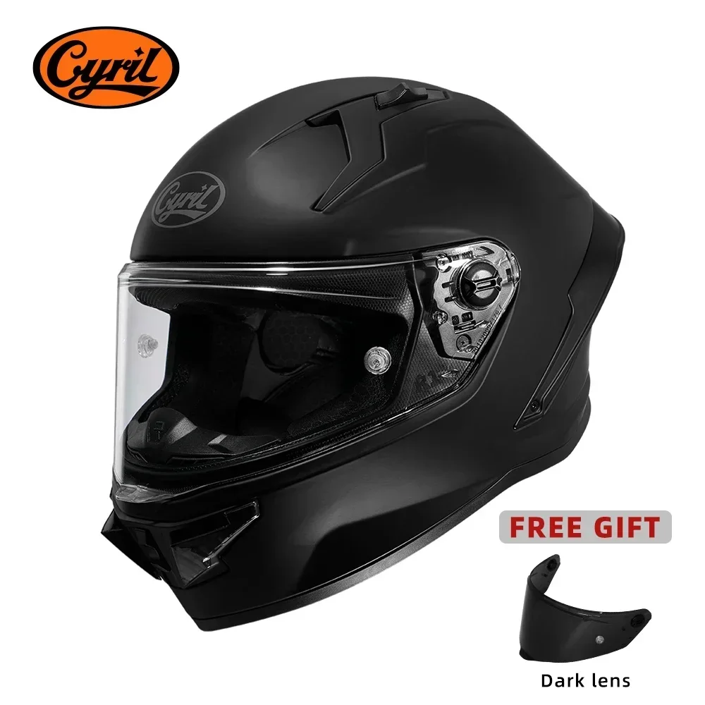 Full Face Motorcycle Helmet DOT Approved Helmet for Men Women Original CYRIL Cascos Para Moto Motorbike Helmets Casco Moto