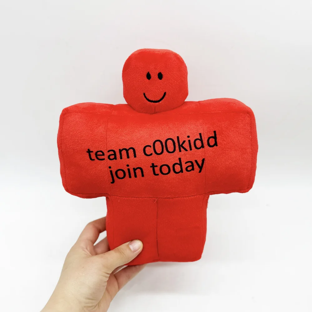 Novo 24cm ro-bloxed abandonado c00kidd brinquedos de pelúcia dos desenhos animados bonito macio recheado travesseiro bonecas para o aniversário do miúdo presente de natal