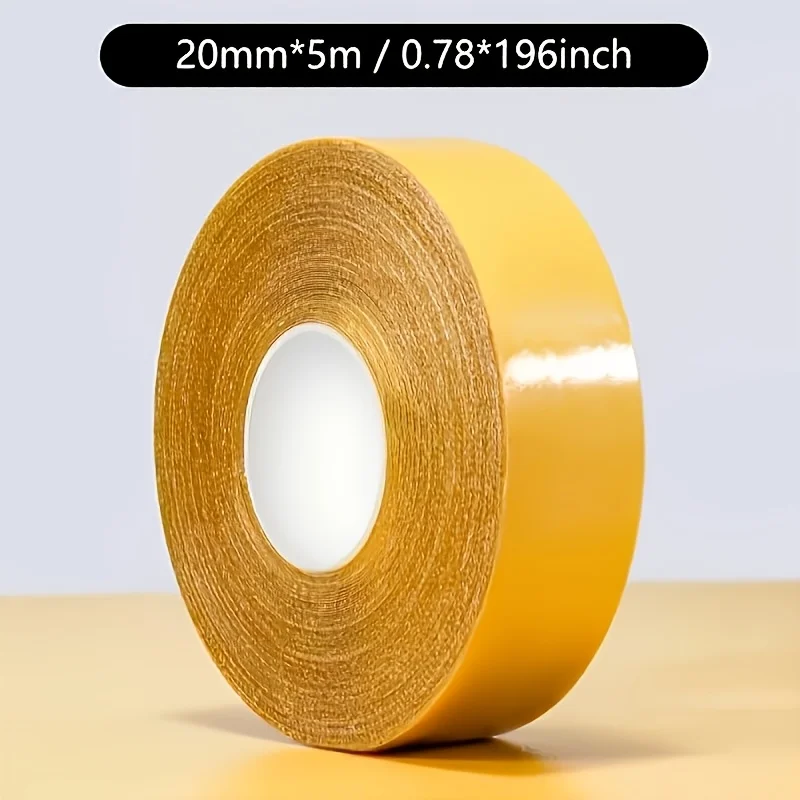 3 Rolls Heavy‑Duty Fabric Tape, No‑Sew Self‑Adhesive Hem Tape, No‑Cut Multi‑Purpose Seamless Hemming Tape for Clothing