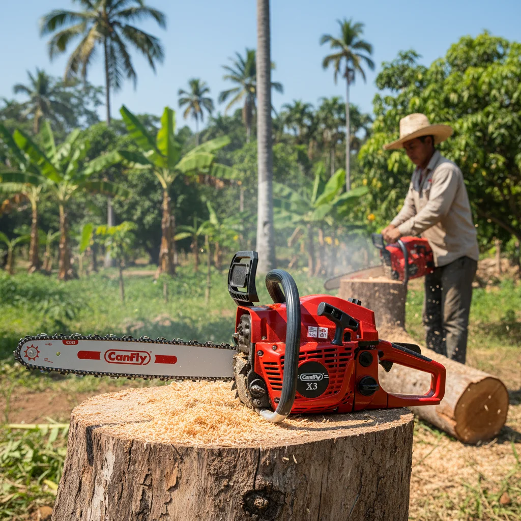 

58cc Petrol Chainsaw 2-Stroke 2.5kW Heavy Duty Gas Powered Wood Cutting Saw 18 20 22 Inch Bar Tree Felling Tool For Farm Garden