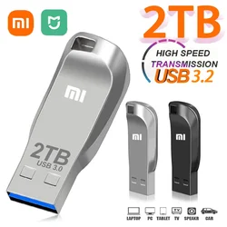 Оригинальный флеш-накопитель Xiaomi, 2 ТБ, USB 3,2, металлический флеш-накопитель большой емкости, высокоскоростной переносной накопитель, Водонепроницаемый U-диск памяти