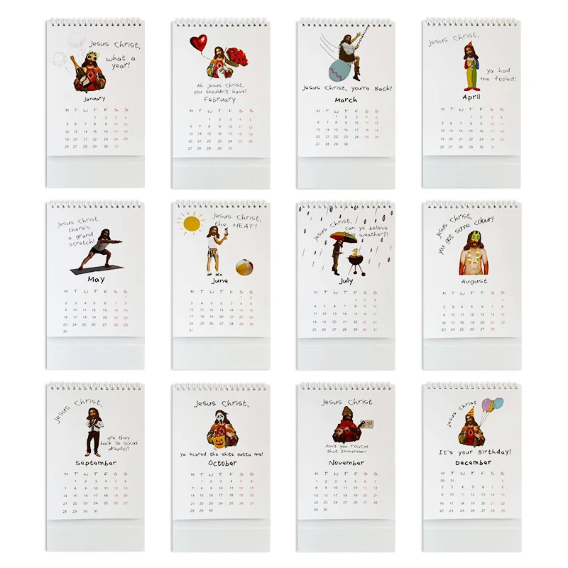 اكتشف تقويم مكتب يسوع المسيح 2026 سنة من التقلبات المضحكة والسيناريوهات المرحة والسحر غير التقليدي #4