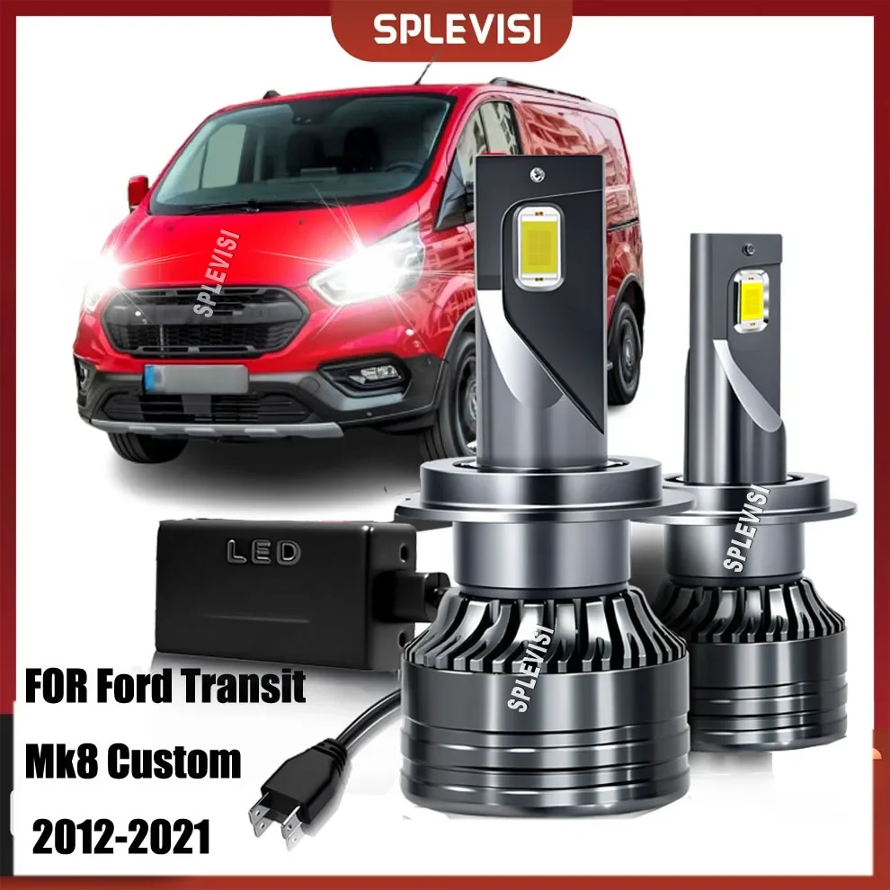 2Pcs H7 Bulbs 477/499 12v Car headlight Bulb Low Beam For Ford Transit Mk8 Custom 2012-2021 Mondeo MK3 2000-2006 MK4 2007-2014