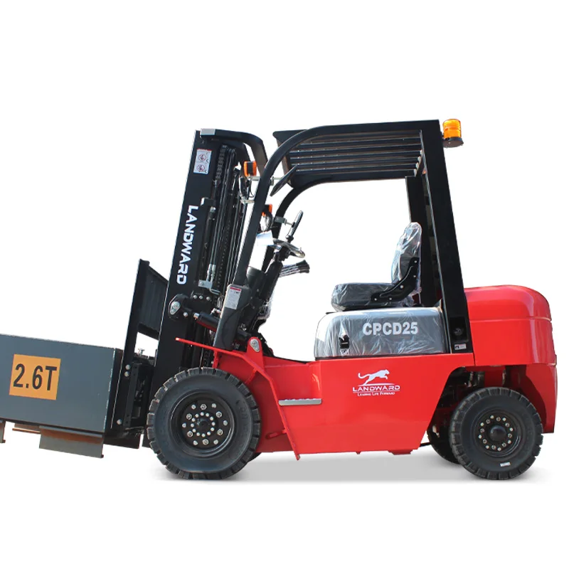 FD25 Small 4WD Forklift China Landward High Quality Handling Forklift Wholesale 2.5 Ton Home Use EPA Diesel Forklift Customized