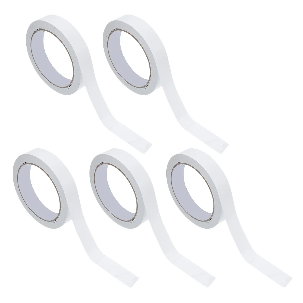 5 pcs Kraft Paper Tape White Adhesive Waterproof Sealing Packaging For Crafts Stationery Box Tearable Bundled Tape