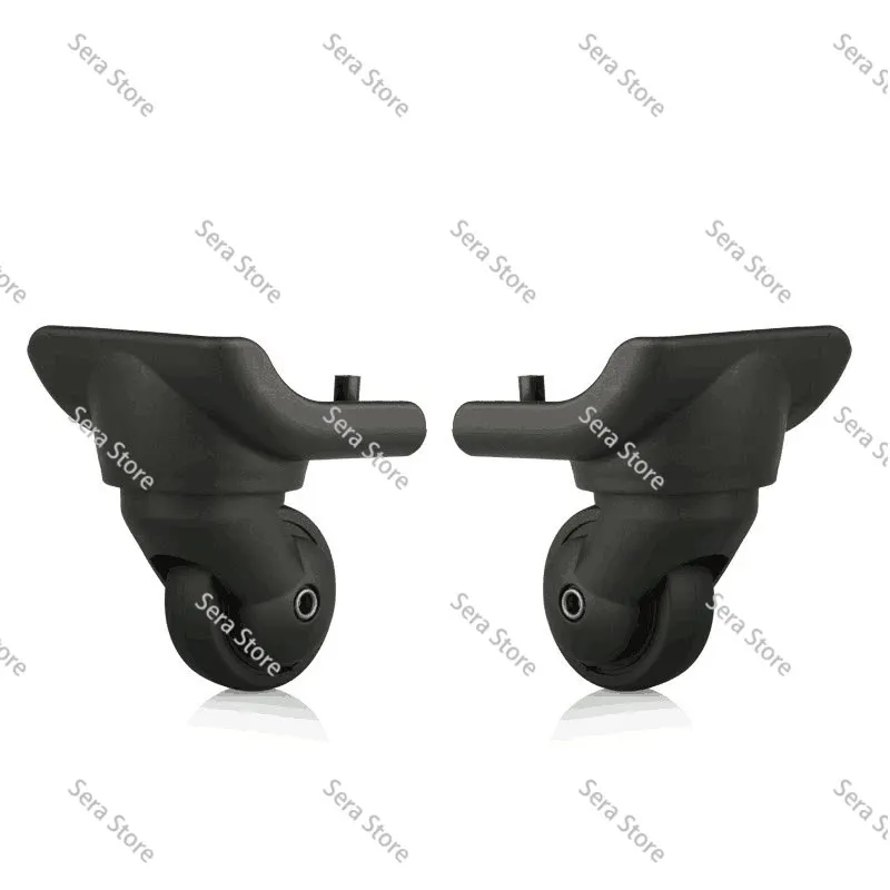 W042 Universal Replacement Luggage Wheels, 360° Swivel Casters for Suitcase Repair & Maintenance
