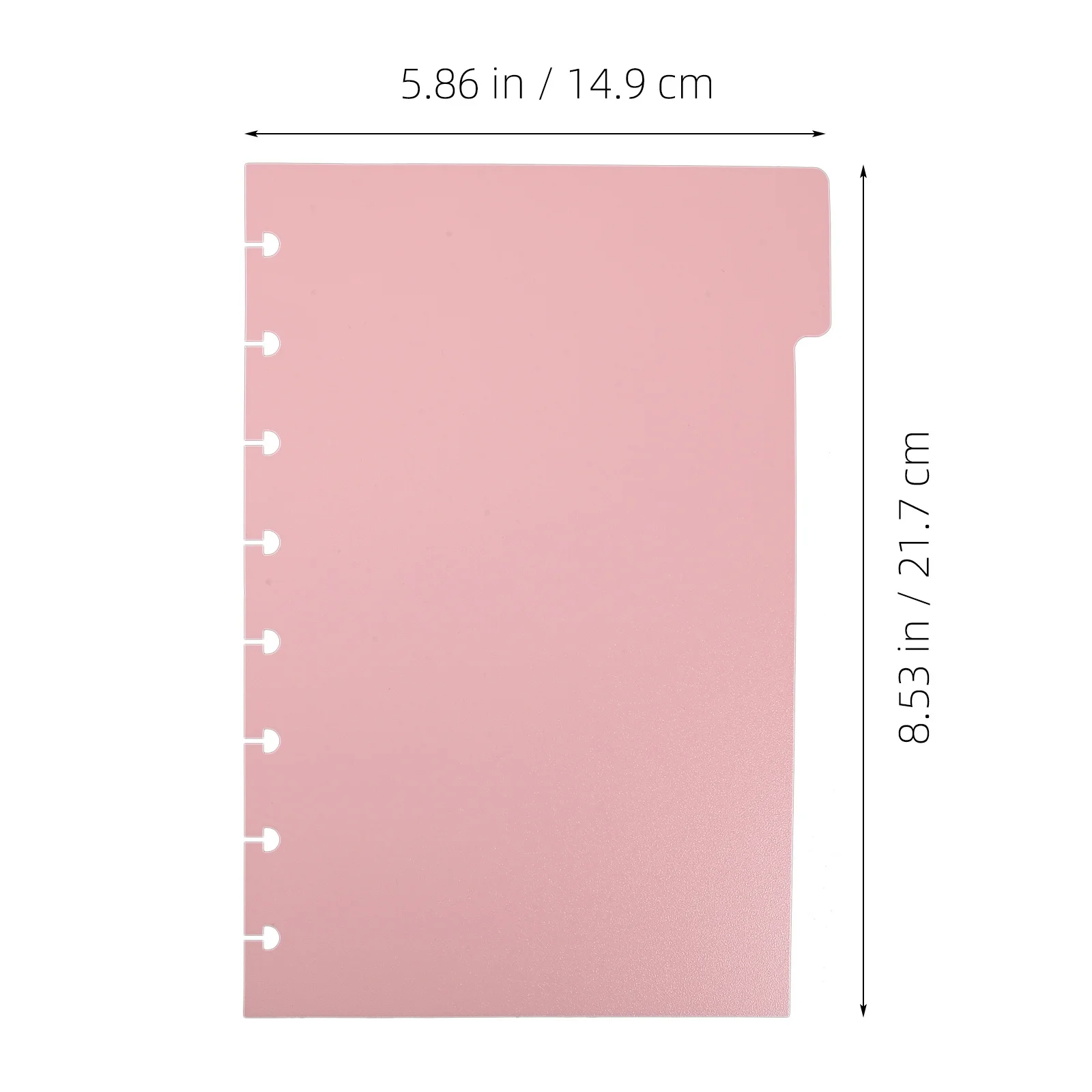 5 قطعة فواصل الموثق مؤشر تسميات مصنفة لمكتب دفتر الملاحظات استخدام فواصل الصفحات البلاستيكية المفكرة علامات التبويب مقسم ورقة ل