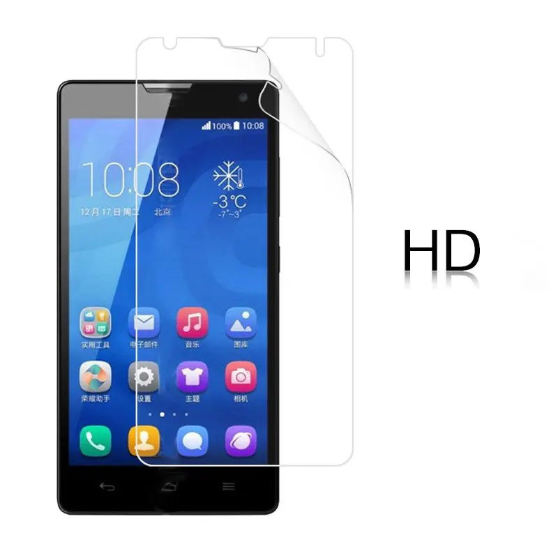 Front HD Clear Glossy Film For Huawei Honor 3 3c 3X 4A 4C 4x 5A Lite Plus 5C 5x Matte Anti-glare Film Cover With Cleaning Tools