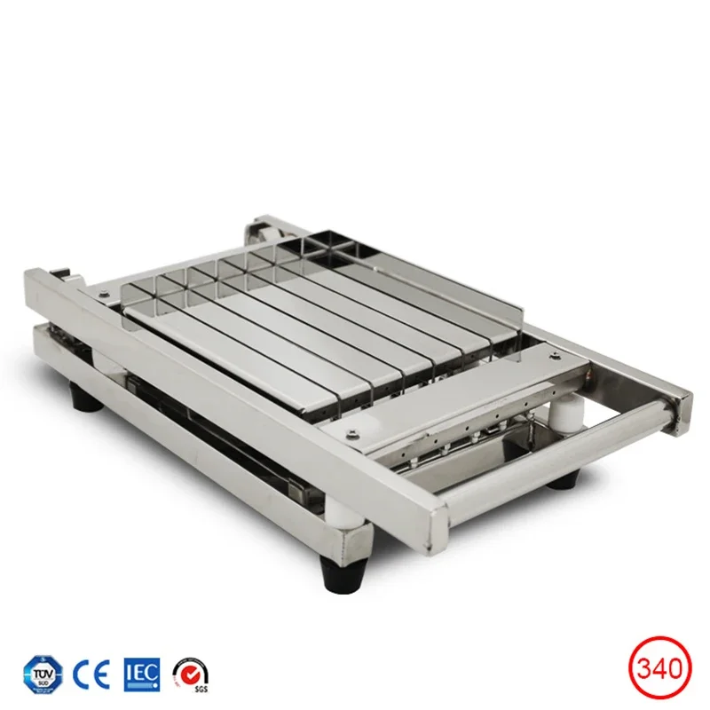 الفولاذ المقاوم للصدأ دليل آلة قطع الشوكولاته ، لينة قطع الطعام وتقسيم المعدات ، زبدة الكاكاو الشوكولاته حلوى الكمأة