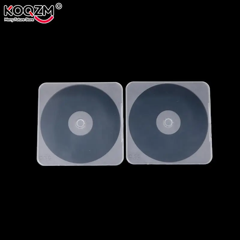 1pc/2pcs/5pcs Ultrathin DVD Case Transparent CD Package Portable CD Storage Box for Home Cinema Mini Disc CD Protective Case