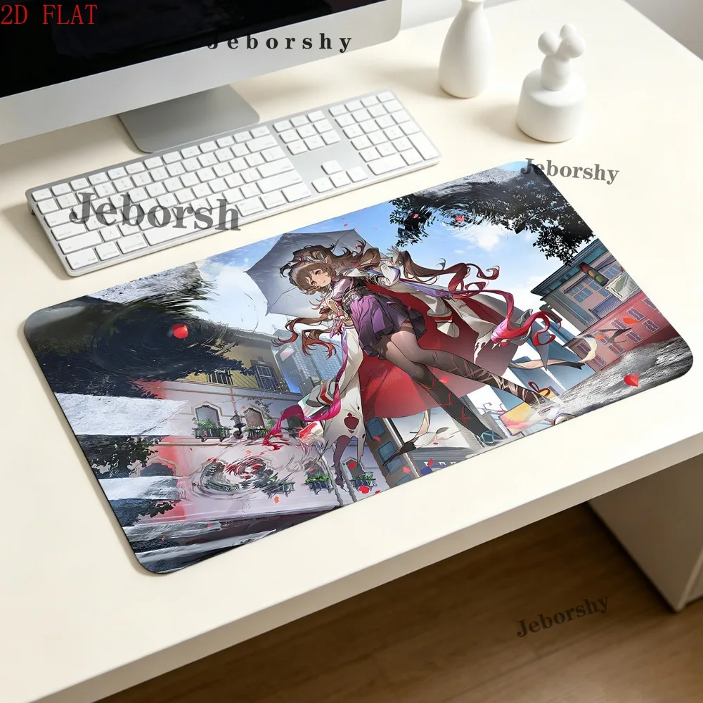 

New Arknights Endfield Lewan TineLarge Gaming Mouse PadXXL HD Anime Print Non Slip Rubber DeskMat For PCE-Sport Gamer Decor Gift