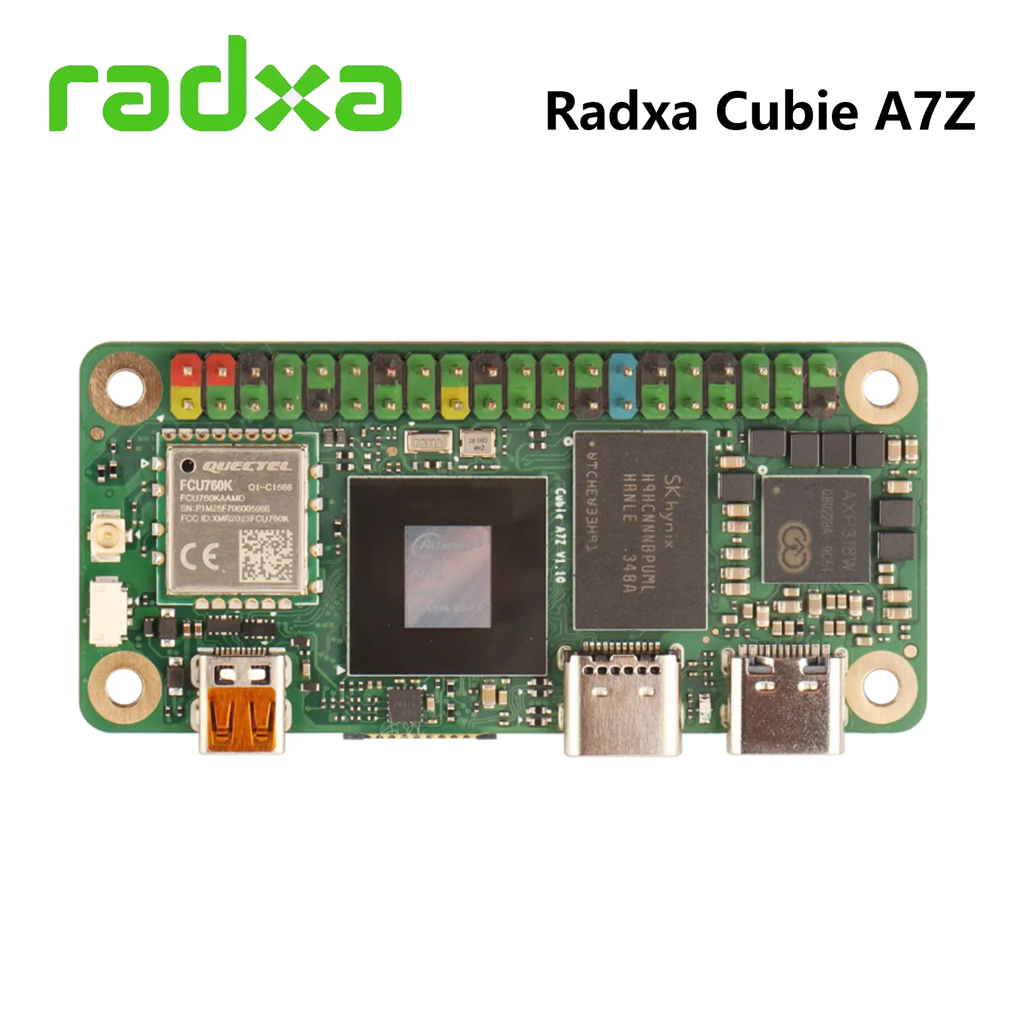 yZ[zRadxa Cubie A7ZJ{[hAAllwinner A733 SoCiIN^RACPUA3TOPS NPUAWiFi 6 / BT 5.4ARISC-VRvZbTځjSBC