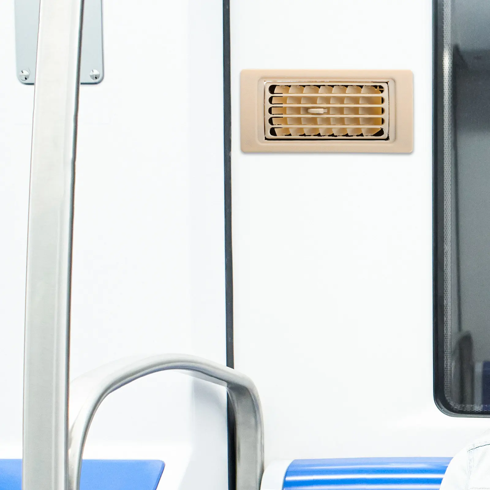 Adjustable Air Vent Register for Cars Buses and Modified Vehicles ABS Plastic Louvered Deflector for Efficient Airflow Control