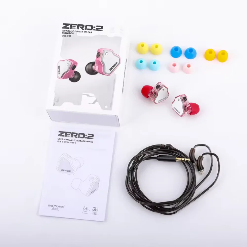 イヤホン 7Hz x Crinacle Zero 2イヤホンHIFI zero 2 IEM 10 mmダイナミック