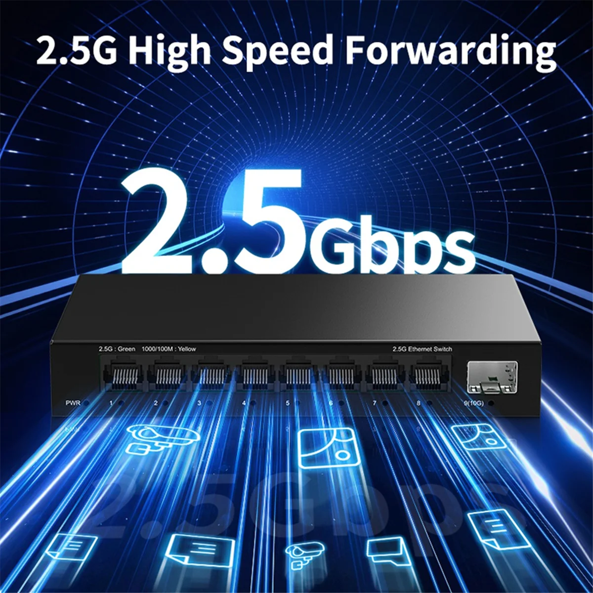 MARQ 2.5Gb 8 ports commutateur - Ethernet Switch 8 Port avis et prix