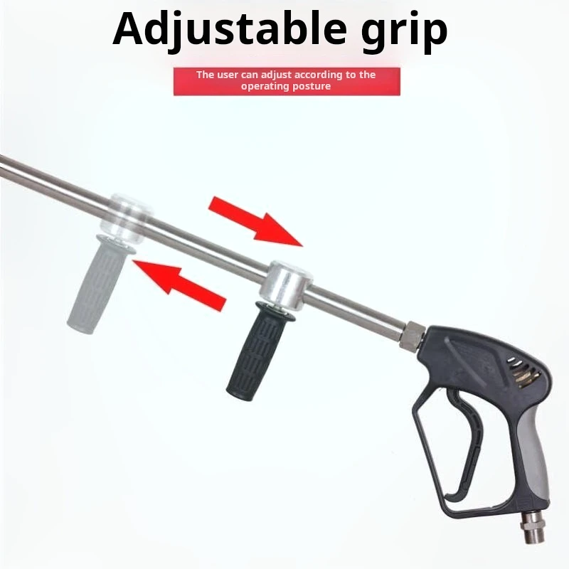 Lingzhen Commercial Grade Hot/cold Water Gun High Pressure Washer Gun Heavy Duty Pressure Gun