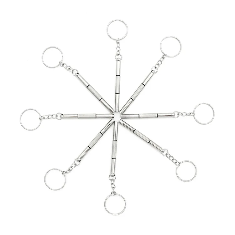 1/3/5/10-teiliger Brillenschraubendreher, Uhrenreparatur-Set mit Schlüsselanhänger, Tragbare Handwerkzeuge, Präzisions-Schraubendreher – Detail 7
