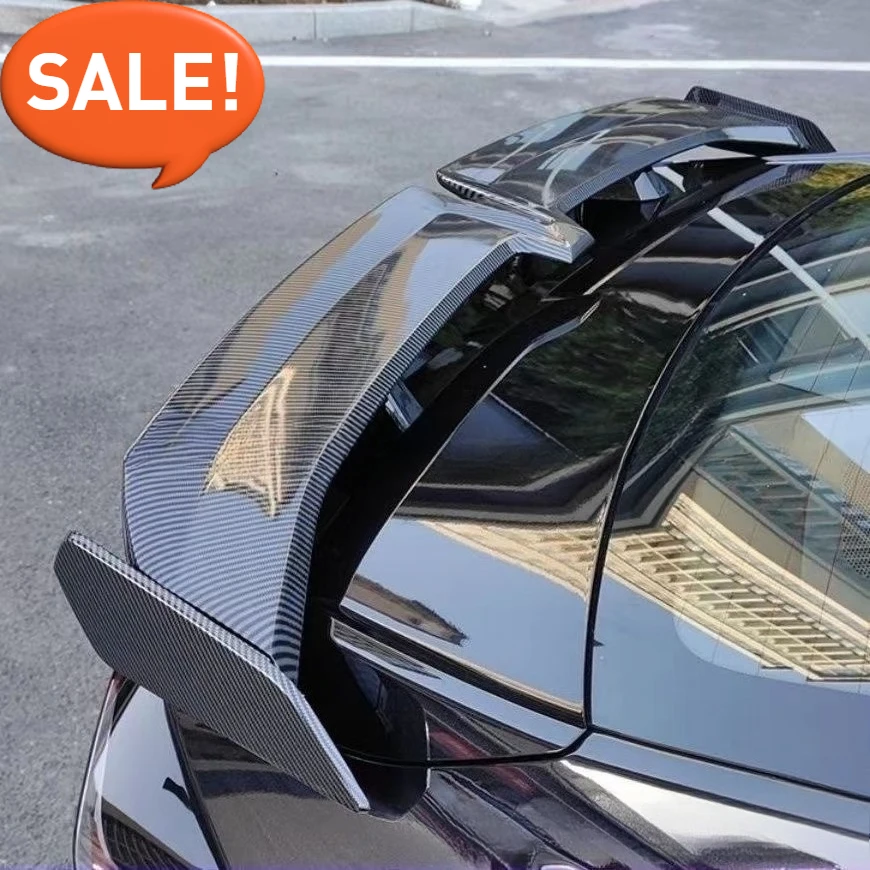 

General Tail Sedan General Tail Combat Edition No Punching Paste Sports Wing Modification Parts Carbon Fiber Pattern