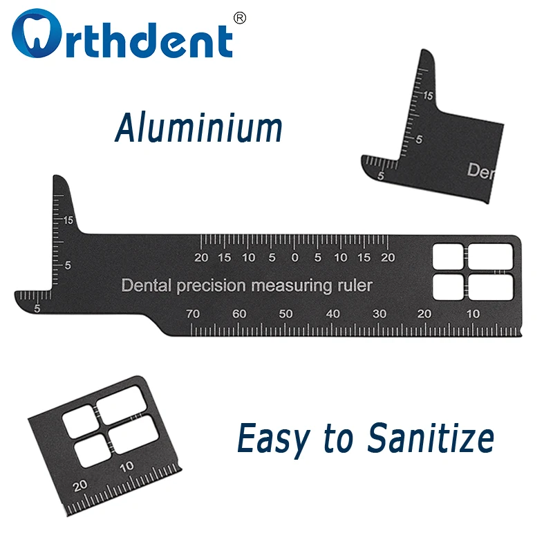 1 szt. Precyzyjny miernik dentystyczny Ortodontyczny przyrząd do pomiaru stomatologii fotograficznej