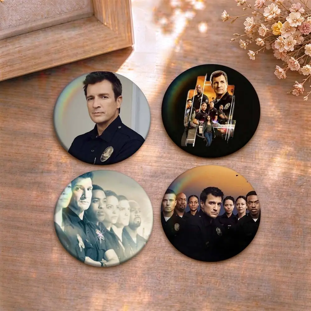 The Rookie LAPD Police Drama  Brooch Metal Badge Brooch, Fashion Decorative Pins for Hat Bag Clothing Decoration Gift
